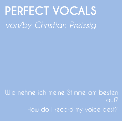 Typografische Inspirationskarte zu Stimme & Recording für die BLJ Academy.