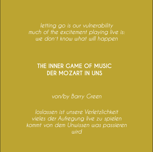 Typografische Inspirationskarte zu Üben für die BLJ Academy.