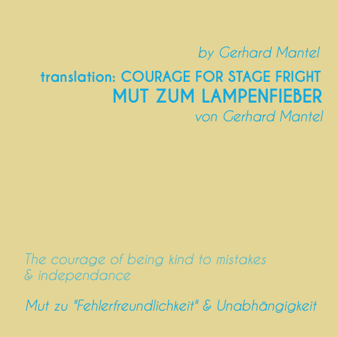 Typografische Inspirationskarte zu Angst & Musik für die BLJ Academy.