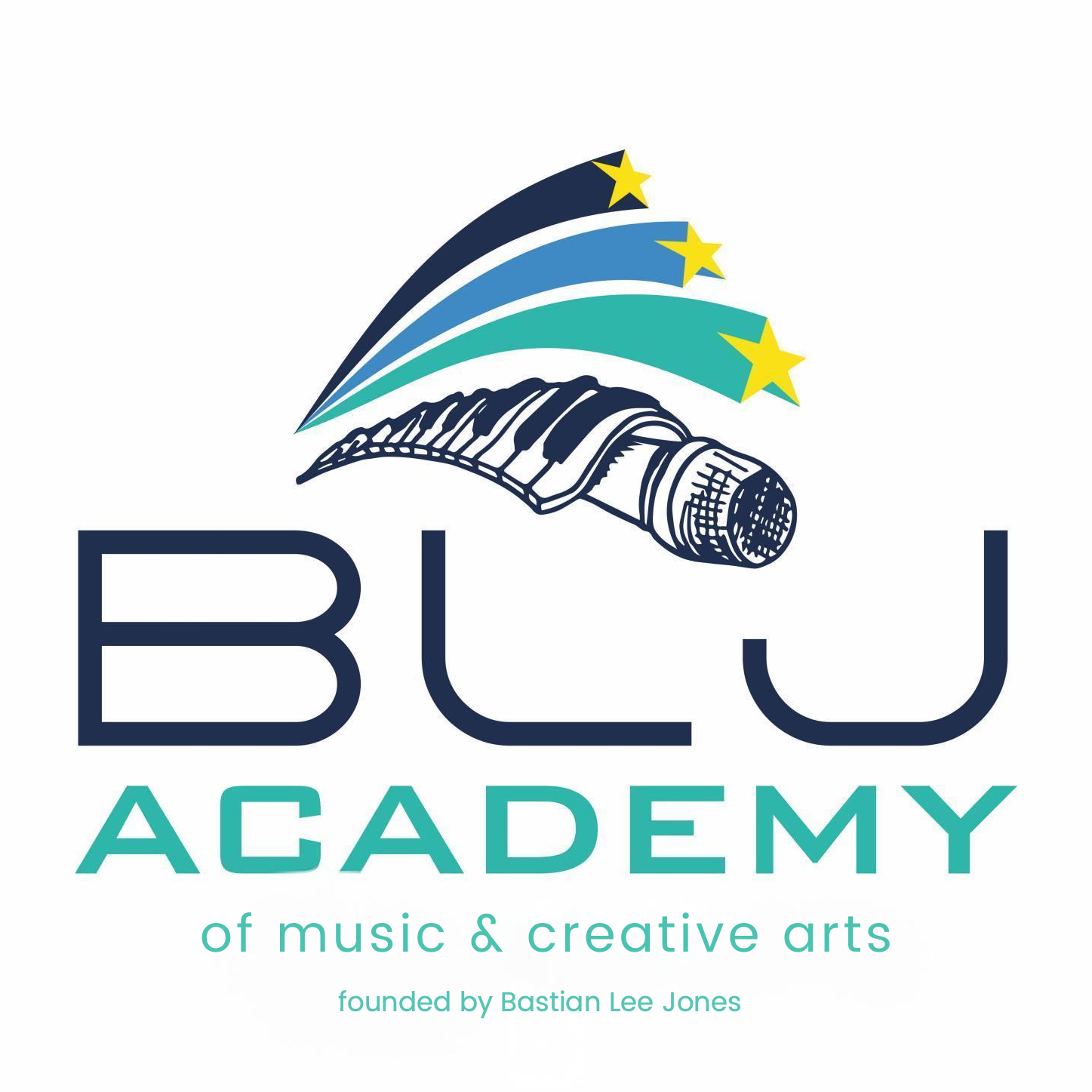 Logo der BLJ Academy of Music & Creative Arts – founded by Bastian Lee Jones